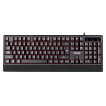 Clavier Activejet K-3255 Noir Monochrome QWERTY