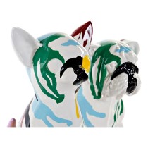 Figurine Décorative DKD Home Decor Multicouleur Chien Laqué 20 x 12,5 x 17,5 cm (2 Unités)