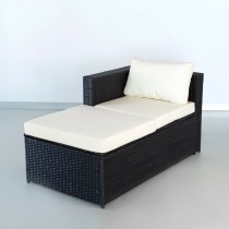 Gartenmöbel Aktive Dreisitzer-Sofa Beistelltisch 203 x 125 x 64 cm