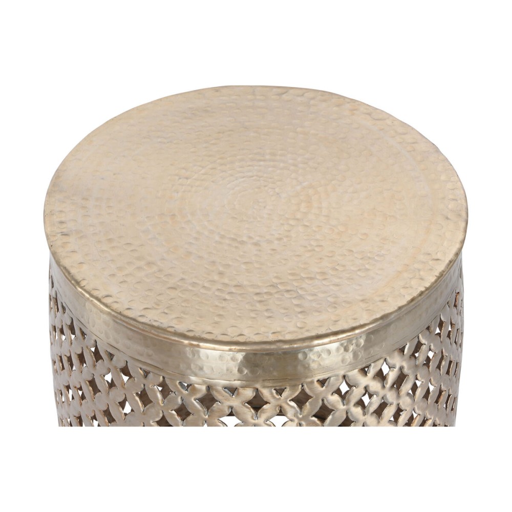 Side table Home ESPRIT Golden Aluminium 40 x 40 x 48 cm