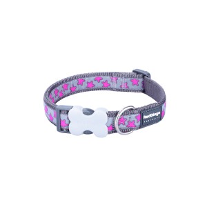 Dog collar Red Dingo On Cool 20-32 cm Pink