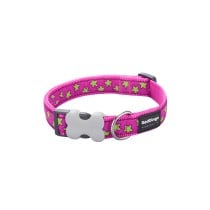 Collier pour Chien Red Dingo Stars 20-32 cm Rose Rouge