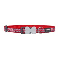 Hundehalsband Red Dingo Union Jack 20-32 cm Rot