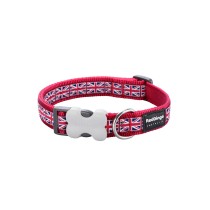 Hundehalsband Red Dingo Union Jack 20-32 cm Rot