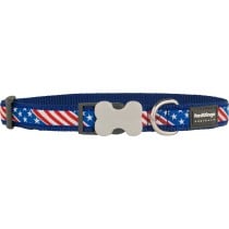 Dog collar Red Dingo US Flag 20-32 cm Blue