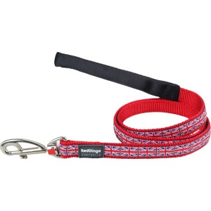 Laisse pour Chien Red Dingo Union Jack 1,2 m Rouge 1.2 x 120 cm