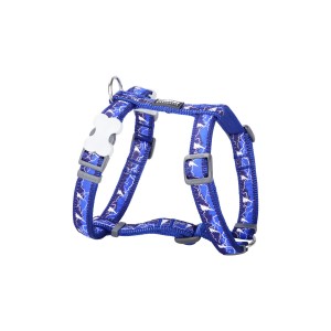 Hundegeschirr Red Dingo Lightning 25-39 cm Marineblau