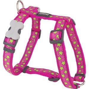 Harnais pour Chien Red Dingo On Hot 25-39 cm Rose