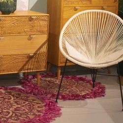 Teppich Alexandra House Living Rattan 40 % Baumwolle Naturfaser 60 % Jute 90 cm