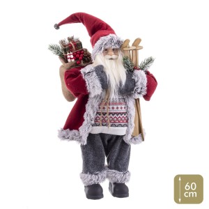 Décorations de Noël Multicouleur Bois Plastique Polyrésine Tissu 60 cm