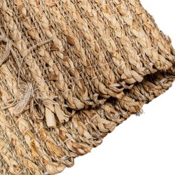 Teppich Alexandra House Living natürlich Rattan Naturfaser 80 x 150 cm