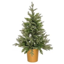 Sapin de Noël Vert Doré Polyéthylène 82 x 82 x 120 cm