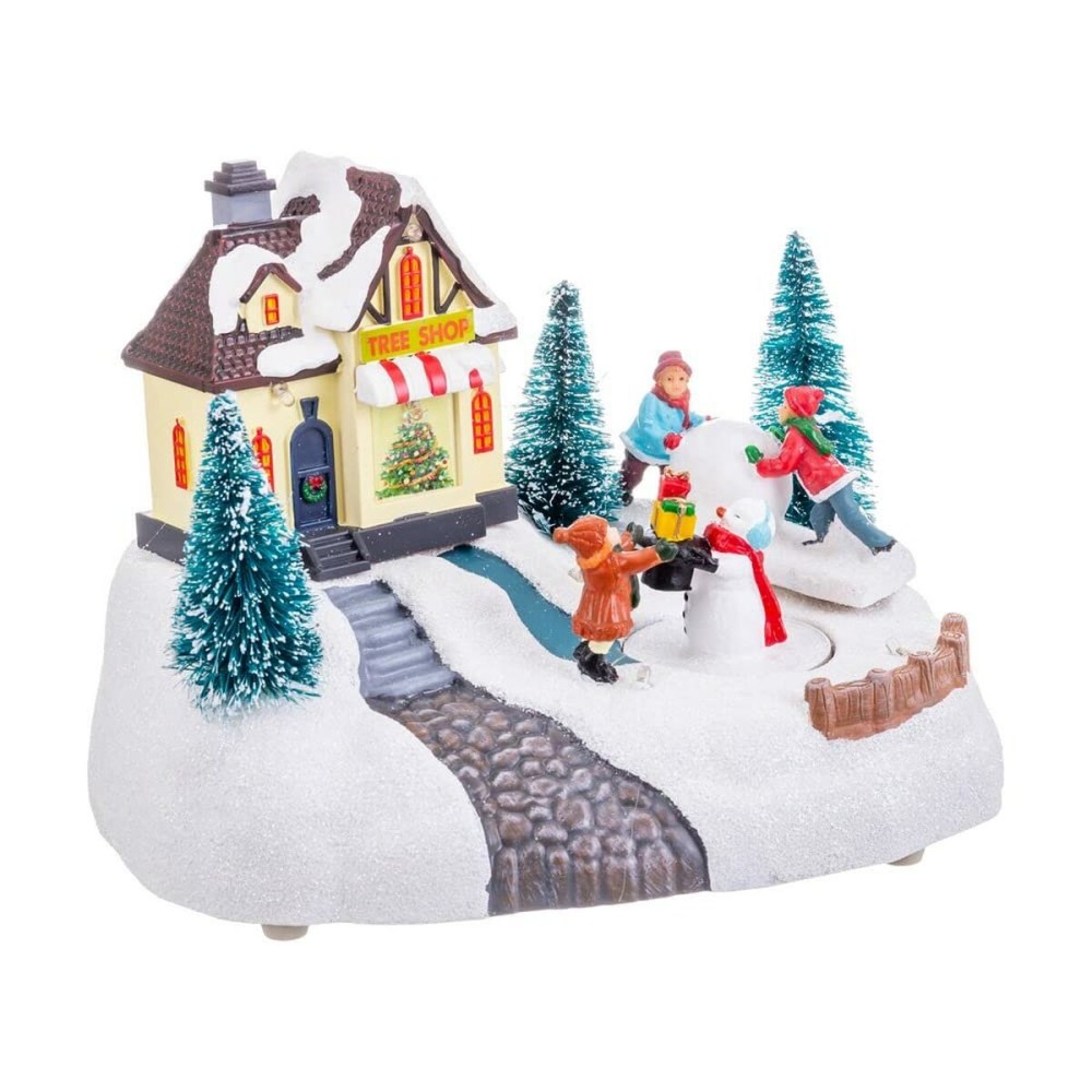 Weihnachtsschmuck Bunt Polyesterharz 20 x 14 x 15 cm