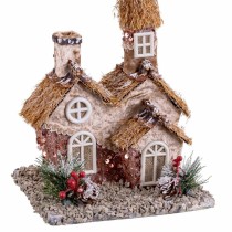 Décorations de Noël Multicouleur Naturel Polyfoam Maison 20 x 16 x 28,5 cm