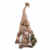 Weihnachtsschmuck Beige Sand Stoff Mädchen 18 x 9 x 38 cm