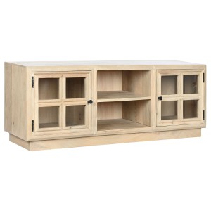 TV-Möbel Home ESPRIT natürlich Kristall Mango-Holz 135 x 35 x 52 cm