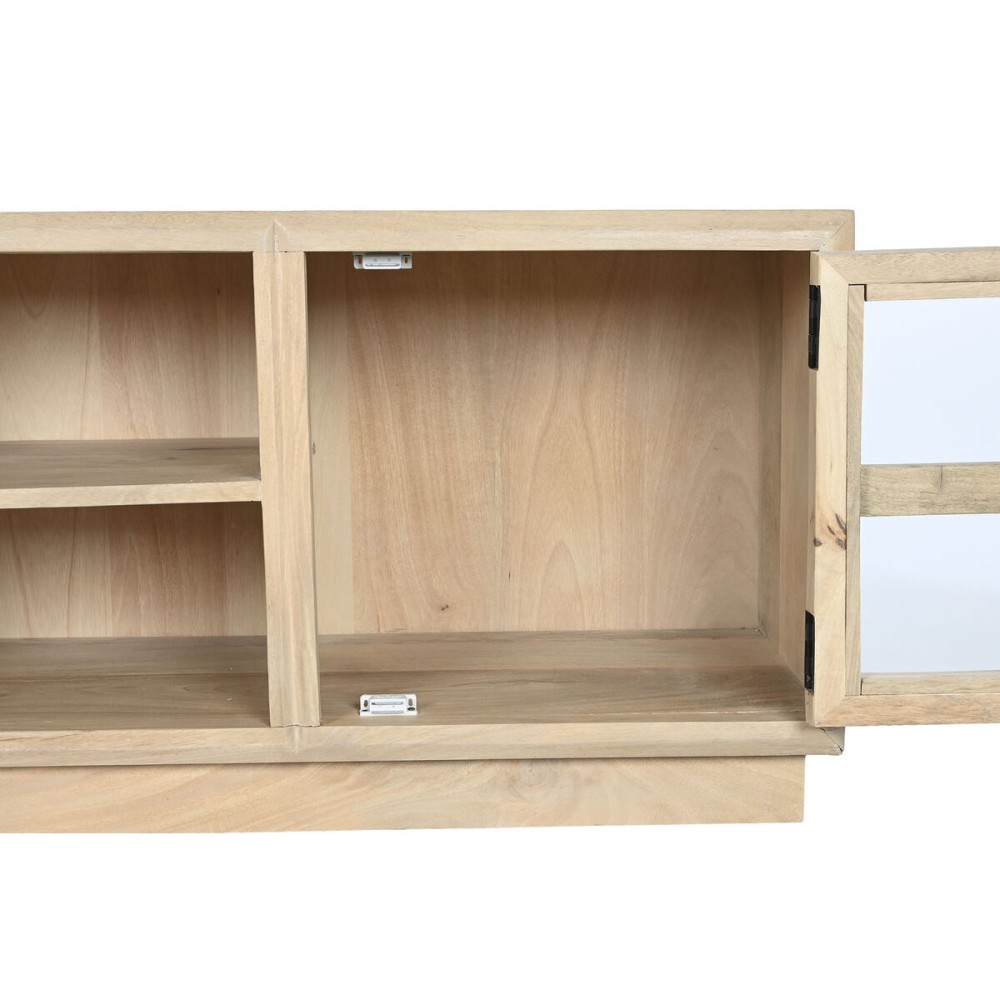 TV-Möbel Home ESPRIT natürlich Kristall Mango-Holz 135 x 35 x 52 cm