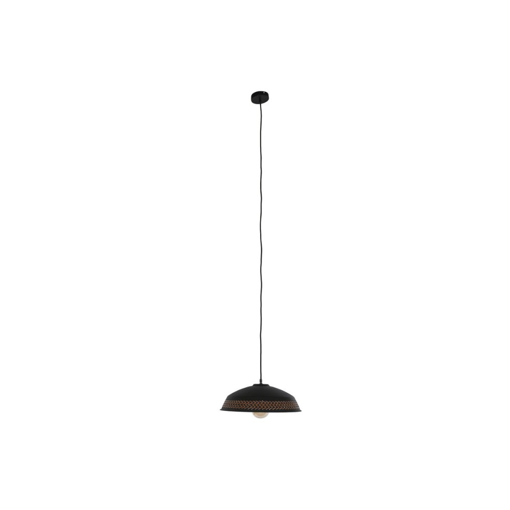 Ceiling Light DKD Home Decor Brown Black Cream Metal 50 W 42 x 42 x 24 cm (2 Units)