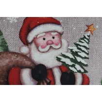 Cushion DKD Home Decor Christmas Multicolour Polyester 40 x 10 x 40 cm (2 Units)