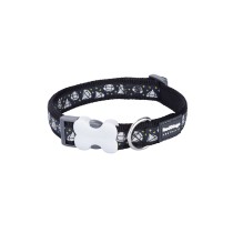 Dog collar Red Dingo STYLE DIAMOND 15 mm x 24-36 cm Black