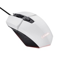 Mouse Trust 25066 GXT109W Weiß Schwarz/Weiß