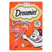 Snack for Cats Dreamies Creamy 4 x 10 g Chicken