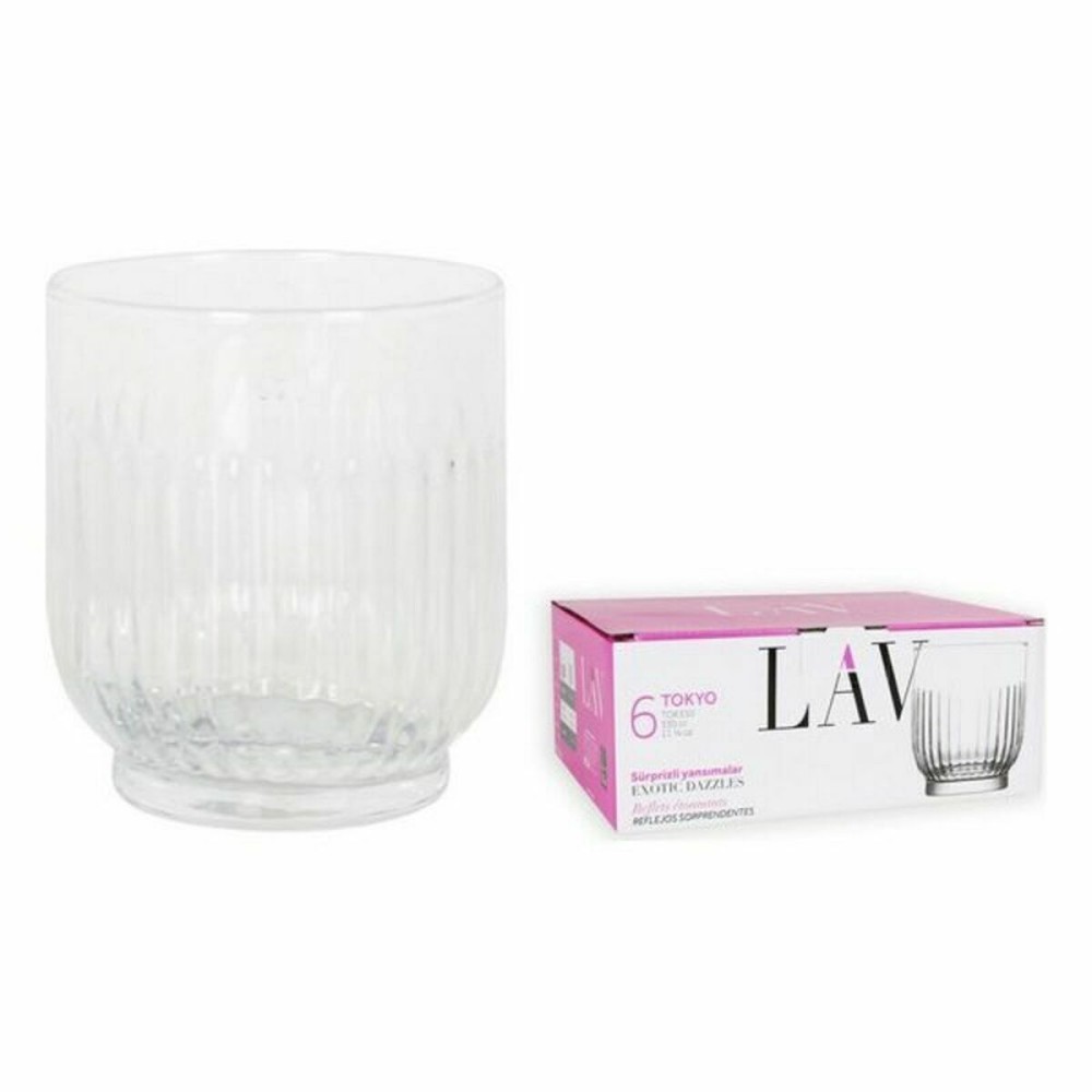 Set of glasses LAV 144877 6 Pieces (8 Units) (330 ml)