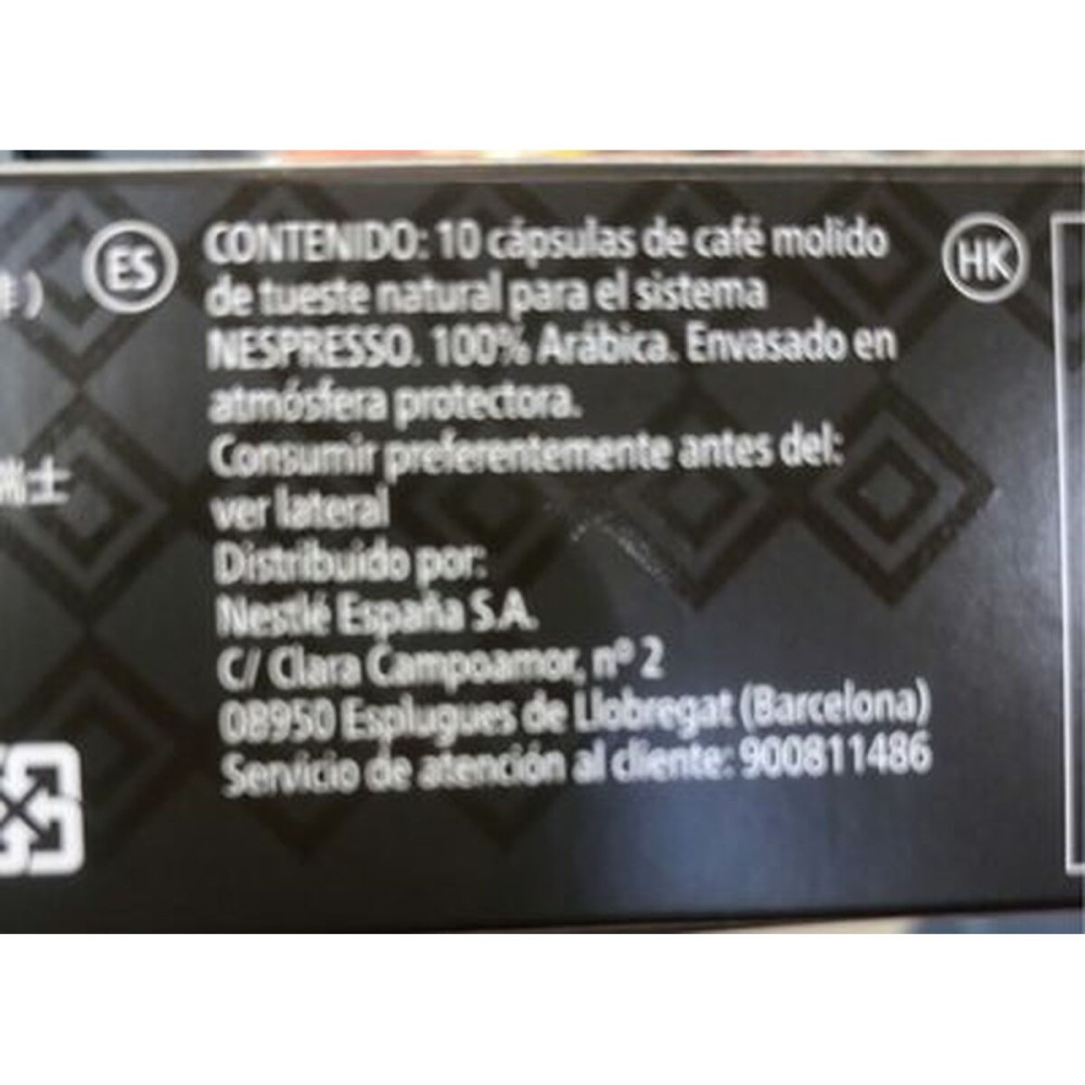 Capsules de café Starbucks NESPRESSO NESCAFE COLOMBIA