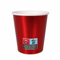 Set de Verres Algon Carton Produits à usage unique Rouge 36 Unités 200 ml (10 Pièces)