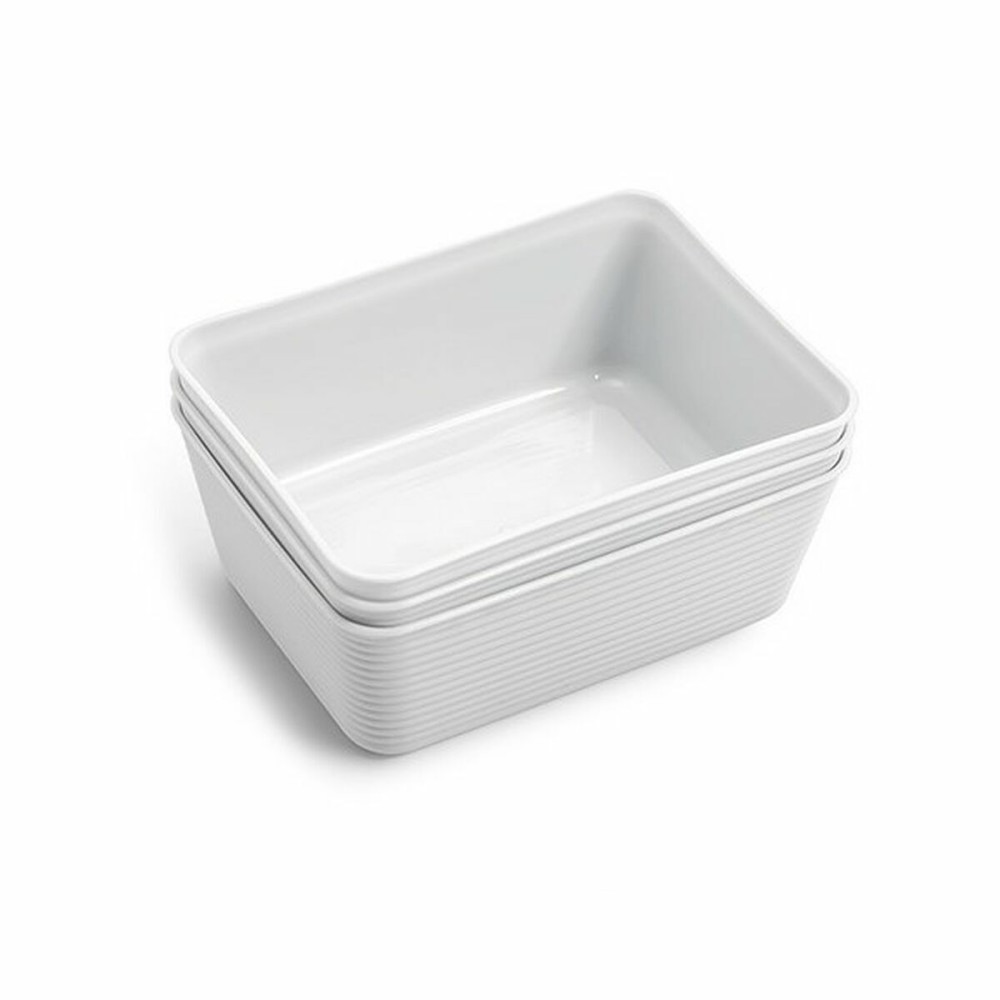 Set de basket Dem Polyvalents Plastique 16,8 x 12,4 x 6,5 cm (3 Pièces) (24 Unités)