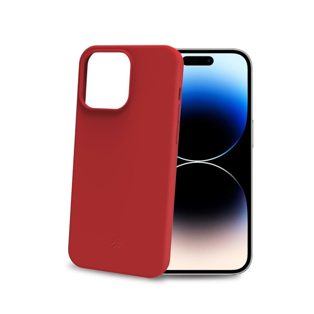 Protection pour téléphone portable iPhone 15 Pro Celly CROMO1054RD Rouge