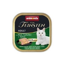 Cat food Animonda Vom Feinsten Salmon Veal Spinach 100 g 100 L