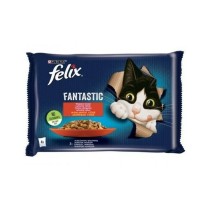 Aliments pour chat Purina Fantastic Poulet Veau 340 g