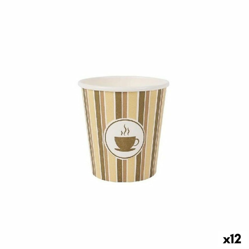 Set de Verres Algon Carton Café 50 Pièces 120 ml (12 Unités)