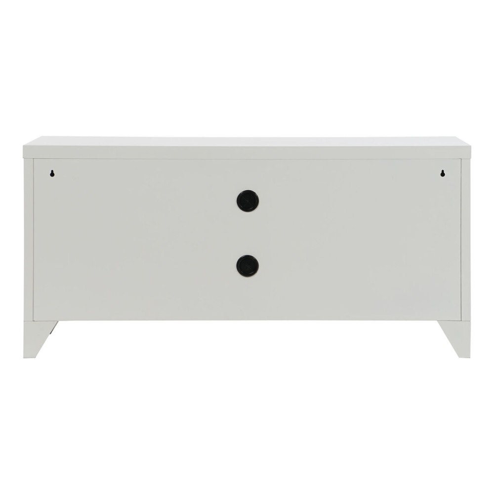 TV furniture Home ESPRIT White Metal 120 x 40 x 58 cm