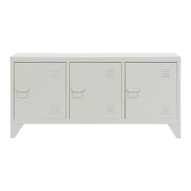 TV furniture Home ESPRIT White Metal 120 x 40 x 58 cm