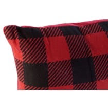 Coussin DKD Home Decor Noël Blanc Rouge Polyester Carreaux 40 x 10 x 40 cm (2 Unités)