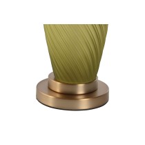 Lampe de bureau Home ESPRIT Vert Beige Doré Verre 50 W 220 V 36 x 36 x 61 cm