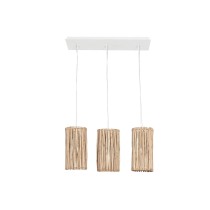 Ceiling Light Home ESPRIT White Natural Eucalyptus wood 50 W 20 x 20 x 40 cm