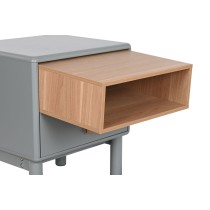 Nachttisch Home ESPRIT Blau Grau natürlich Holz MDF 48 x 40 x 55 cm