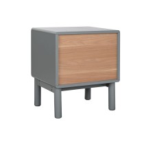 Nachttisch Home ESPRIT Blau Grau natürlich Holz MDF 48 x 40 x 55 cm