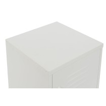 Nightstand Home ESPRIT White Metal 35 x 35 x 51 cm