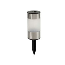 Solar lamp Ibergarden BH18085 White Black Transparent 6,3 x 21,5 x 6,3 cm Marker (24 Units)