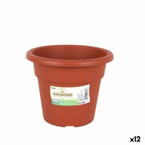 Pot Dem Greentime Ronde Marron Ø 16 x 13 cm (12 Unités)