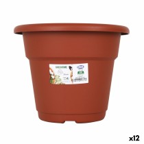 Blumentopf Dem Greentime kreisförmig Braun ø 22 x 17,5 cm (12 Stück)