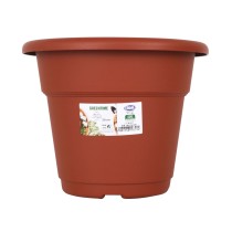 Blumentopf Dem Greentime kreisförmig Braun ø 22 x 17,5 cm (12 Stück)