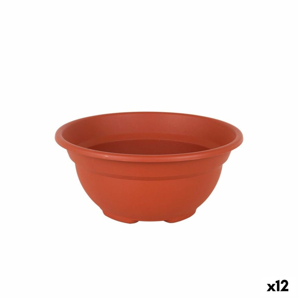 Pot Dem Greentime Ronde Bol Marron ø 20 x 9 cm (12 Unités)