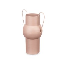 Vase Sand Steel 22 x 32 x 14 cm (6 Units)