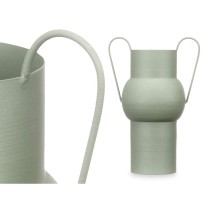 Vase Green Steel 22 x 32 x 14 cm (6 Units)