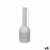 Vase Élevé Gris Acier 13 x 39 x 13 cm (6 Unités)